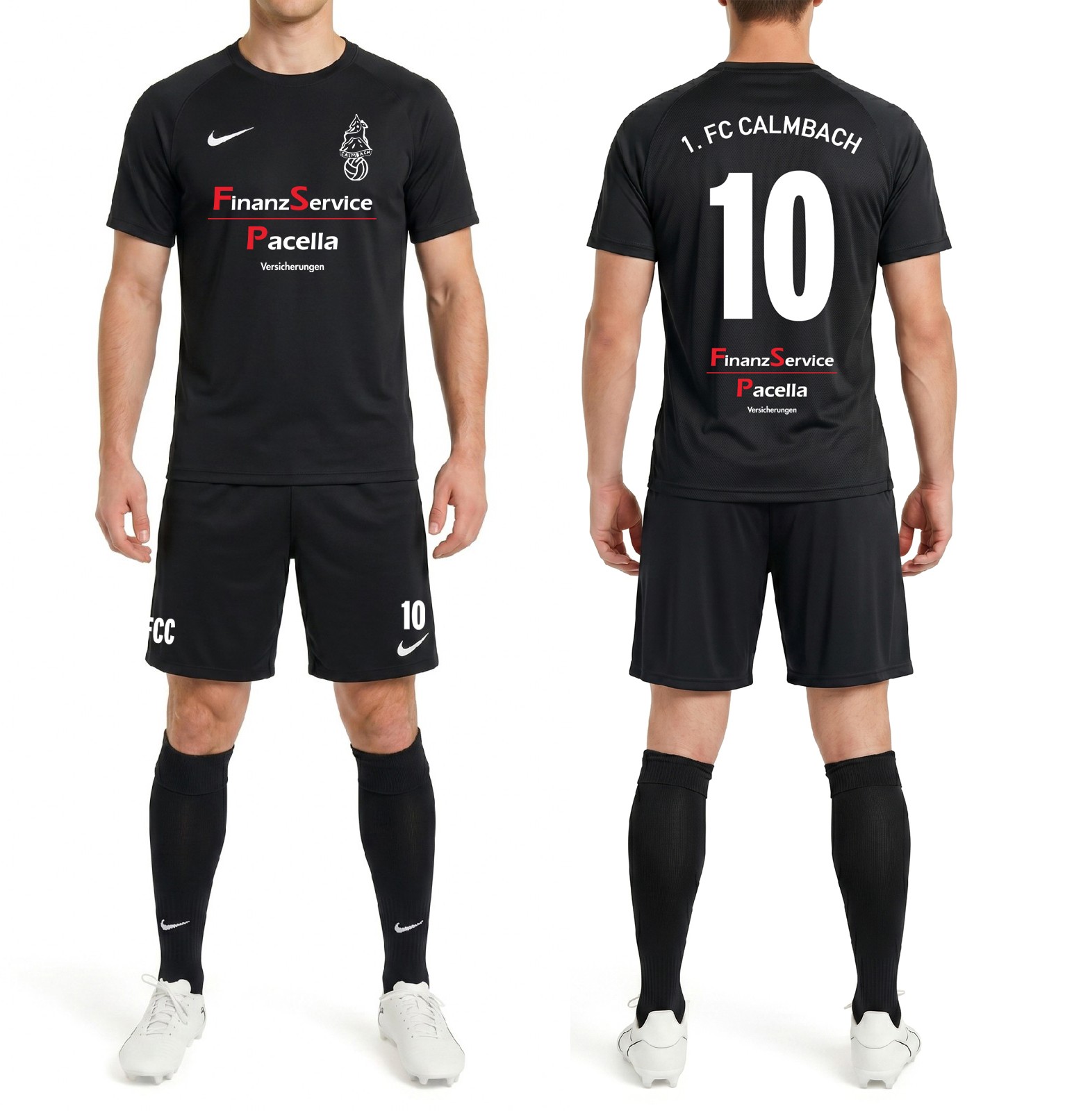 1.FCC AKTIVIT�T TRIKOT SET SCHWARZ