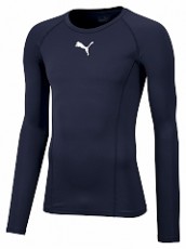 Puma LIGA BASELAYER TEE LS LONGSLEEVE blau