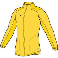 Puma LIGA SIDELINE POLY JACKET CORE TRAININGSJACKE gelb