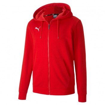 Puma TEAMGOAL 23 CASUALS HOODED JAC KAPUZENJACKE rot
