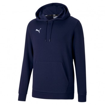 Puma TEAMGOAL 23 CASUALS HOODY JR KAPUZENSWEAT blau