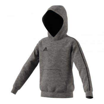 Adidas CORE18 HOODY KAPUZENSWEAT grau