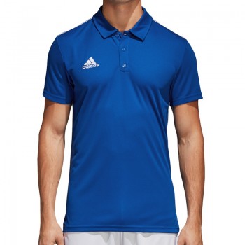 Adidas CORE18 POLO POLOSHIRT blau