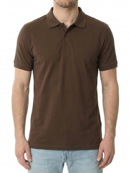 ID IDENTITY 0525 Poloshirts braun