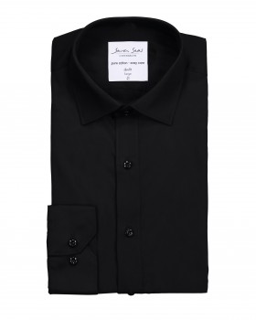 ID IDENTITY SS402 Hemden schwarz