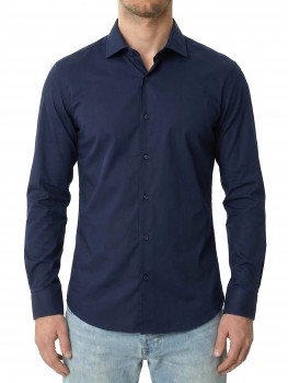 ID IDENTITY SS8 Hemden blau