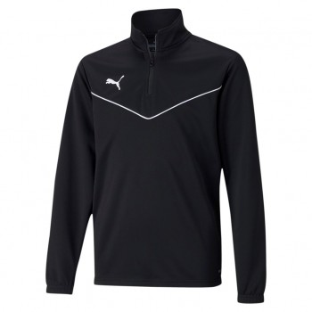 Puma TEAMRISE 1/4 ZIP TOP JR ZIP TOP schwarz
