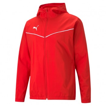 Puma TEAMRISE ALL WEATHER JACKET ALLWETTERJACKE rot