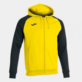 Joma ACADEMY IV ZIP-UP HOODIE YELLOW KAPUZENJACKE gelb