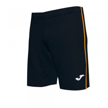 Joma OPEN III BERMUDA BLACK FLUOR ORANGE SHORT schwarz
