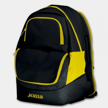 Joma MOCHILA DIAMOND II - NEGRO AMARILLO RUCKSACK schwarz