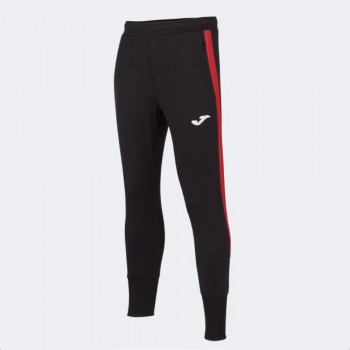 Joma ADVANCE LONG PANTS BLACK RED TRAININGSHOSEN schwarz