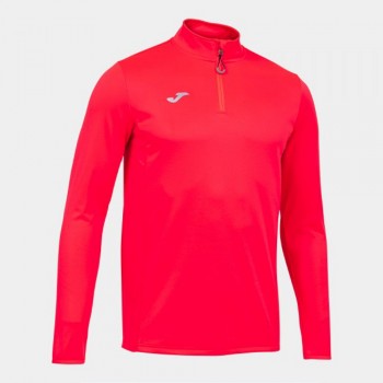 Joma RUNNING NIGHT SWEATSHIRT FLUOR ZIPTOP pink