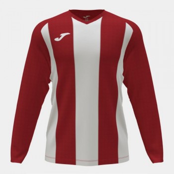 Joma PISA II LONG SLEEVE T-SHIRT RED WHITE LANGARMSHIRT rot