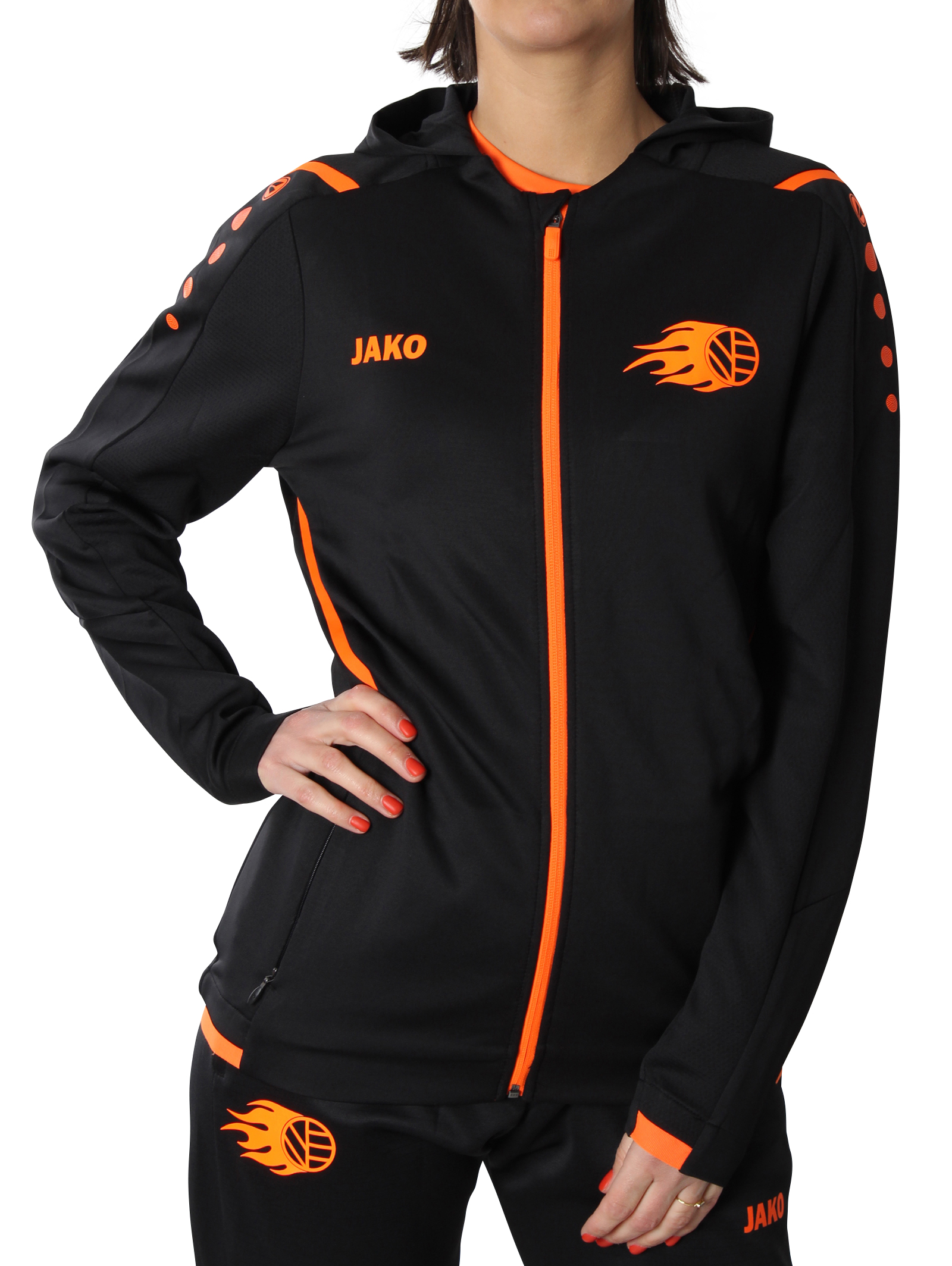 M�DCHENFUSSBALL KAPUZENJACKE