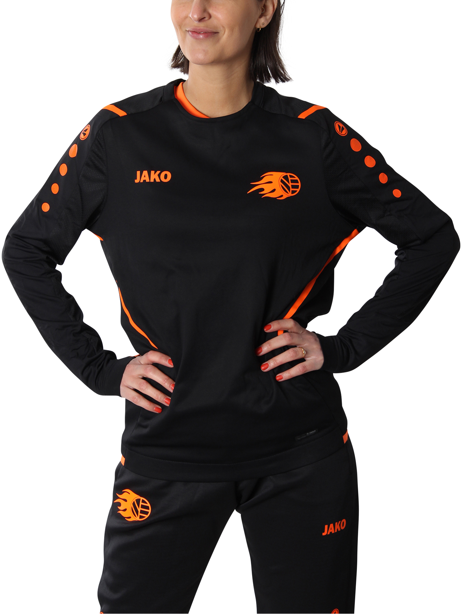 M�DCHENFUSSBALL SWEATSHIRT