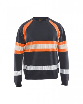 Blakl�der 3359 Hi-Vis Sweatshirts grau