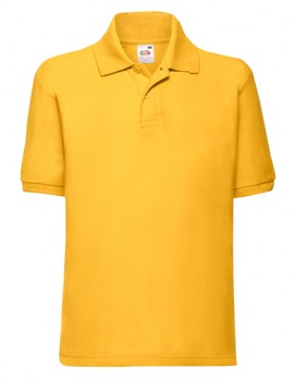FRUIT OF THE LOOM F502K POLOS gelb