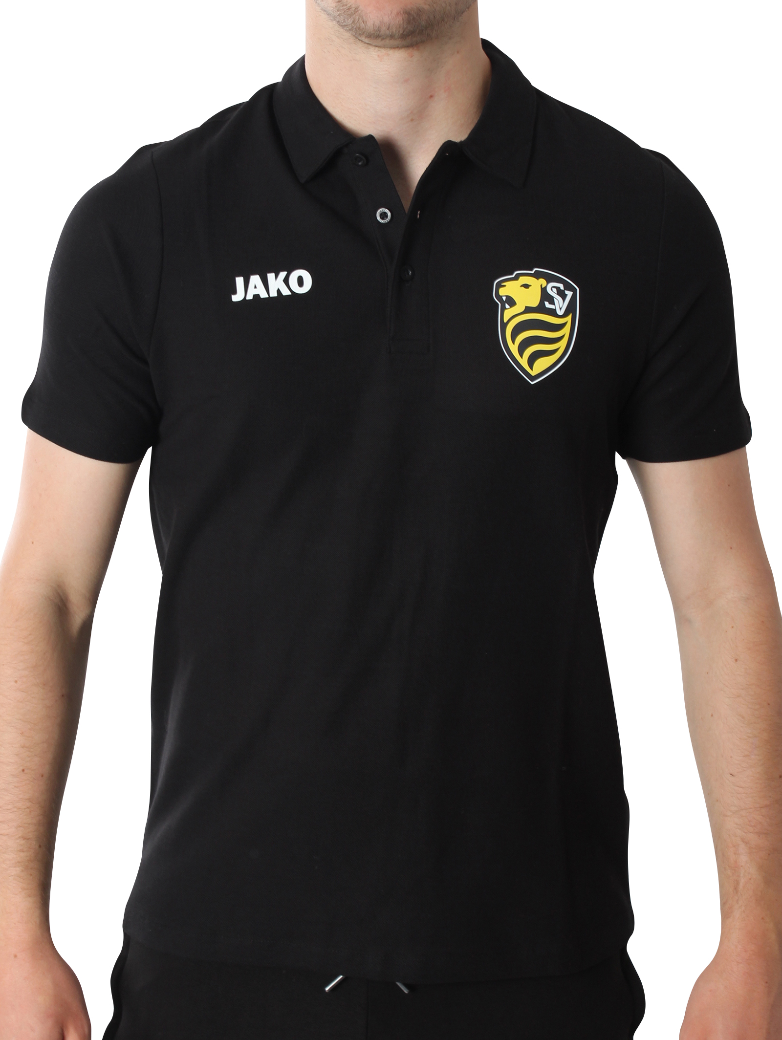 BASE POLOSHIRT SCHWARZ