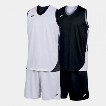 Joma KANSAS SET BLACK WHITE TRIKOT SET schwarz