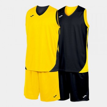 Joma KANSAS SET YELLOW BLACK TRIKOT SET gelb