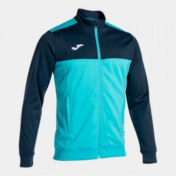 Joma WINNER FULL ZIP SWEATSHIRT FLU TRAININGSJACKE neon-blau