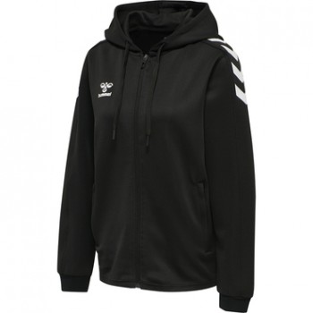 HUMMEL HMLCORE XK POLY ZIP HOOD SWEAT DAMEN SWEAT ZIP-HOODIE schwarz