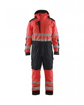 Blakl�der 6725 HI-VIS OVERALLS neon-rot
