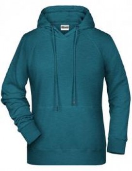 JAMES & NICHOLSON MEN�S HOODY SWEATSHIRTS/HOODIES blau