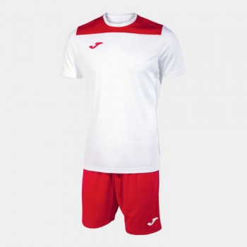 Joma PHOENIX II SET WHITE RED TRIKOTSET weiss