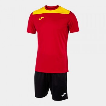 Joma PHOENIX II SET RED YELLOW BLAC TRIKOTSET rot