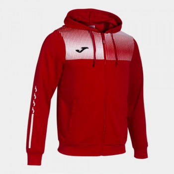 Joma ECO SUPERNOVA ZIP-UP HOODIE RE SWEATSHIRT rot