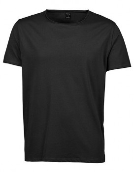 TEE JAYS MEN�S RAW-EDGE TEE T-SHIRTS schwarz