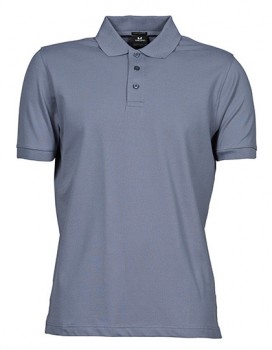 TEE JAYS MEN�S LUXURY STRETCH POLO POLOS grau