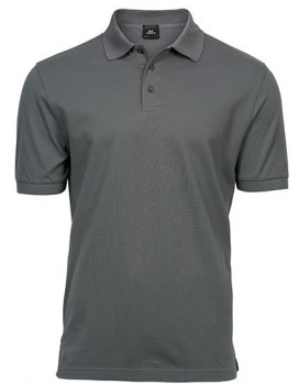 TEE JAYS MEN�S LUXURY STRETCH POLO POLOS grau