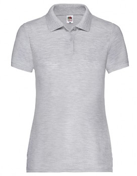 FRUIT OF THE LOOM LADIES� 65/35 POLO POLOS grau