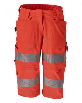MASCOT 19248 3/4 ARBEITSHOSEN neon-rot