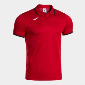 Joma COMBI PREMIUM SHORT SLEEVE POL POLOSHIRT rot