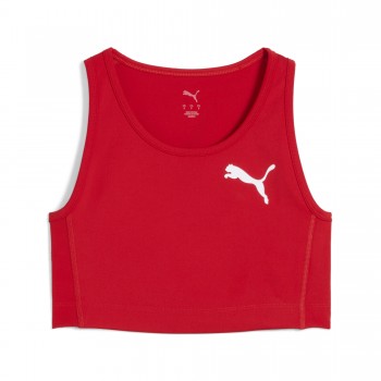 Puma W CROSS THE LINE CROP TOP 3.0 TOP rot