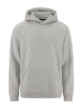 CRAFT 1915327 KAPUZENSWEAT grau