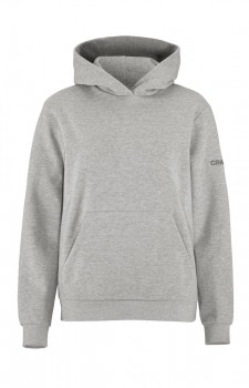 CRAFT 1915328 KAPUZENSWEAT grau