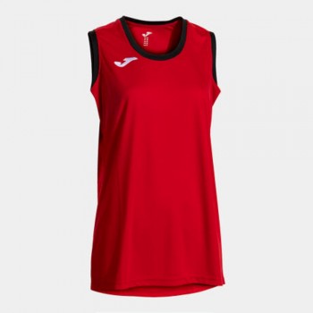 Joma CANCHA SLEEVELESS SHIRT RED BL TRIKOT rot