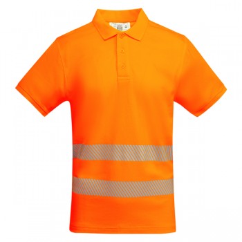 Roly HV9318 POLOSHIRT neon-orange