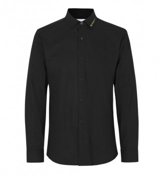 NORRENBROCK HYBRID HEMD SLIM FIT BLACK