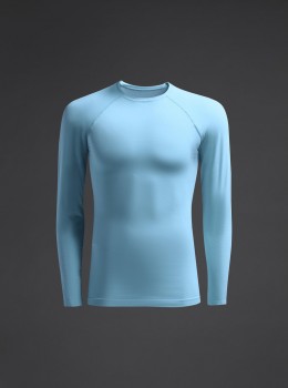 MUSAI MU0109 THERMOSHIRT blau
