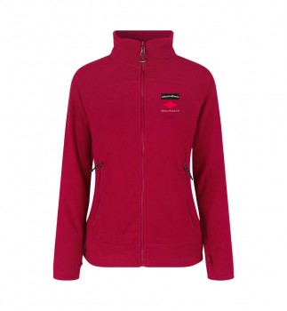 SWV-OE FLEECE JACKE DAMEN ROT