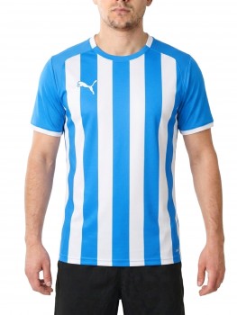 Puma 706550 KURZARM TRIKOT LIGA26 STRIPED blau