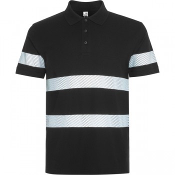Roly HV9324 POLOSHIRT schwarz
