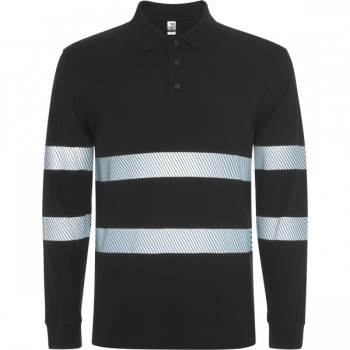 Roly HV9325 POLOSHIRT schwarz
