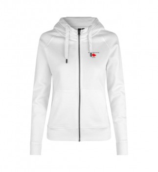 SWV 115 JAHRE ZIP-HOODIE DAMEN WEISS